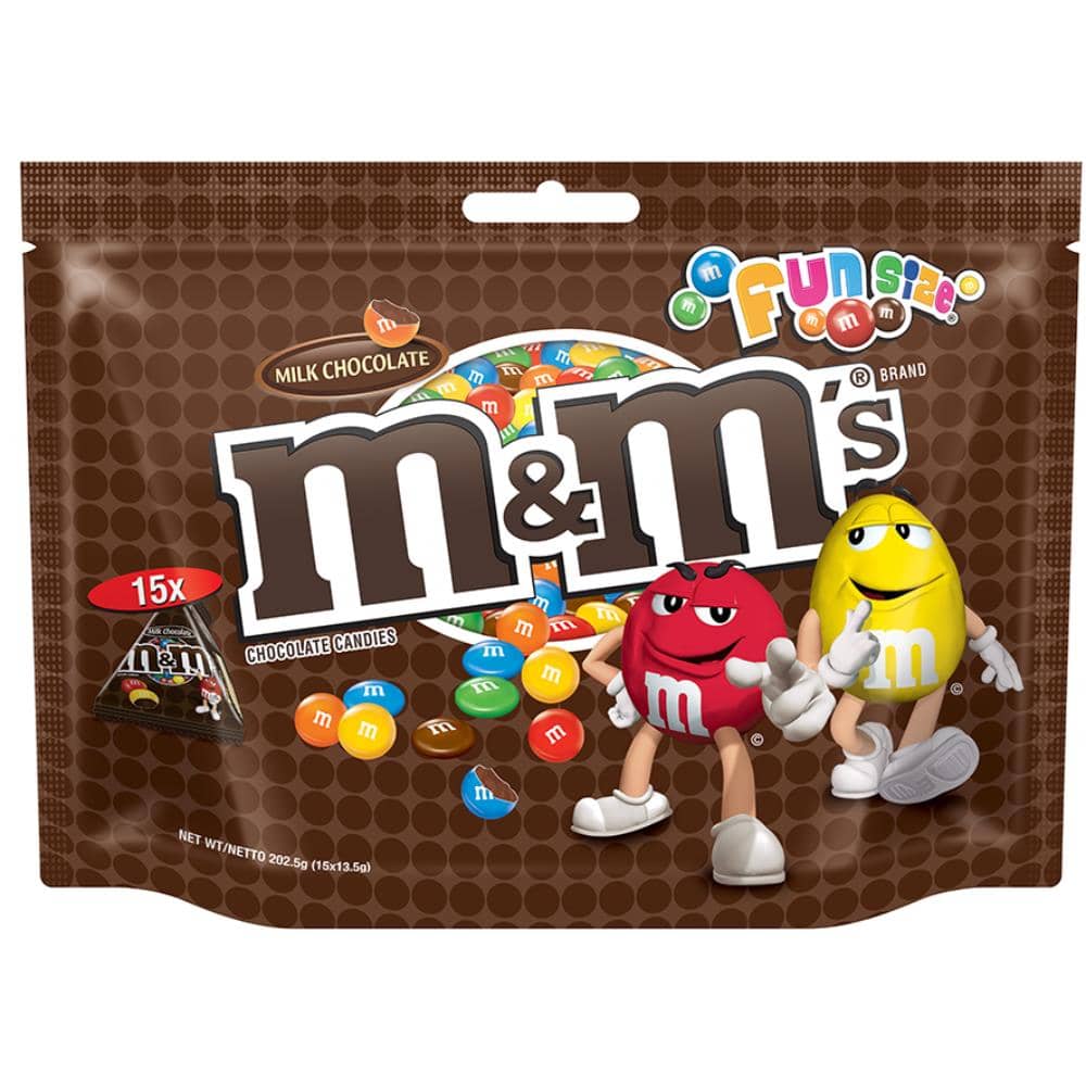 M&M’s Milk Chocolate Funsize 15 bags – Green Style Gourmet